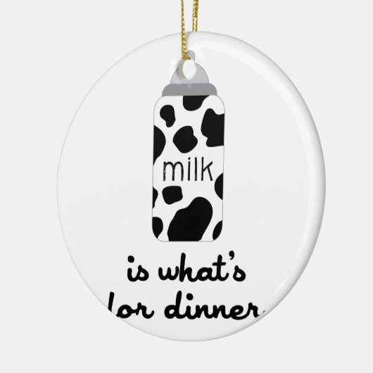 Milchkinderflasche Keramik Ornament (Links)