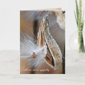 Milchkraut-Beileid Karte (Vorderseite)