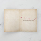 Milchkraut-Beileid Karte (Innenseite)