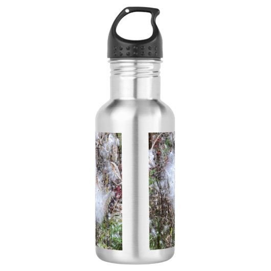 Milchkraut und Seide Edelstahlflasche (Vorderseite)