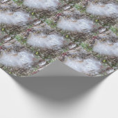 Milchkraut und Seide Geschenkpapier (Ecke)