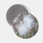 Milchkraut und Seide Magnet (Vorderseite/Rückseite)