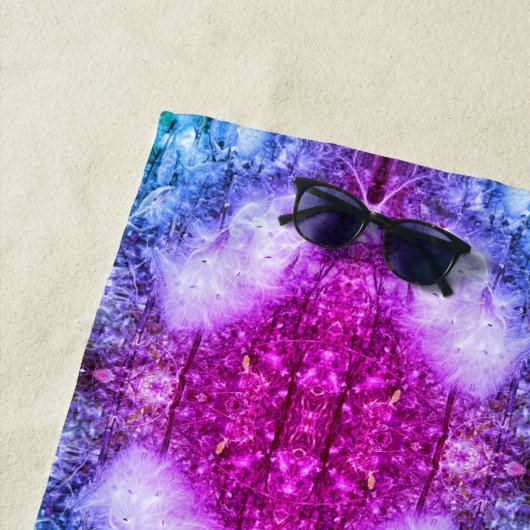 Milchkraut und Seide | Miami | Spiegel Strandtuch (Beispiel)