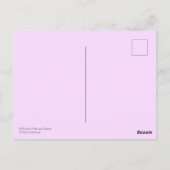 Milchkrautfrüchte und Künstlerische Samen Postkarte (Rückseite)