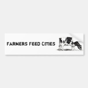 MILCHKUH, BLEISTIFT-KUNST AUTOAUFKLEBER