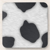 Milchkuh-Druck Getränkeuntersetzer (Vorderseite)