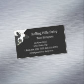 Milchkuh-Milchkuh-Milch-Spaß Holstein Magnetische Visitenkarte (Beispiel)