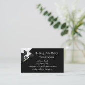 Milchkuh-Milchkuh-Milch-Spaß Holstein Visitenkarte (Stehend Vorderseite)