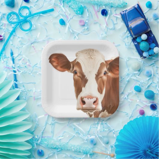 Milchkuh Pappteller (Party)