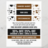 Milchkuhdesign, Käseemongerwerbung Flyer (Vorne)