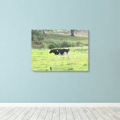 Milchkühe Foto Leinwand Kunst (Insitu (Holzboden))