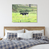 Milchkühe Foto Leinwand Kunst (Insitu (Schlafzimmer))