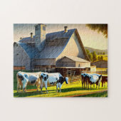 Milchkühe Foto Puzzles Internet Jigsaw Puzzles (Horizontal)