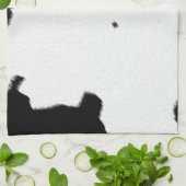Milchkühe Geschirrtuch (Gefaltet)