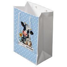 Milchkühe Happy Birthday Blue