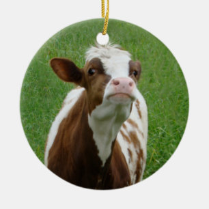 Milchkühe im Betrieb Keramikornament