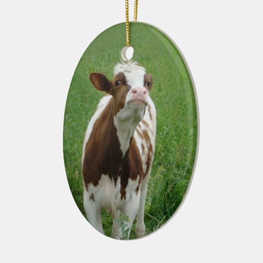 Milchkühe im Betrieb Keramikornament (Links)
