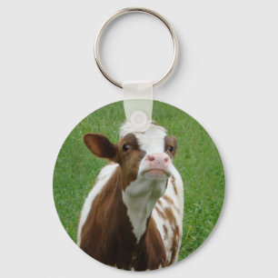 Milchkühe im Betrieb Schlüsselanhänger