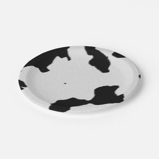 Milchkühe Pappteller (Schrägansicht)