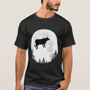 Milchkühe über dem Mond fliegen T-Shirt