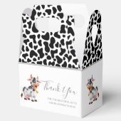 Milchkuhmuster Gefälligkeit Box Geschenkschachtel (Geöffnet)