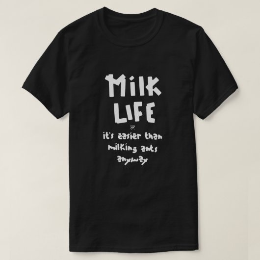Milchleben! T-Shirt (Design vorne)