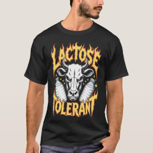 Milchliebhaber Kuh Humor Laktose Tolerant T-Shirt