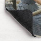 Milchmädchen auf einem Ruderboot (von Albert Edelf Mousepad (Ecke)