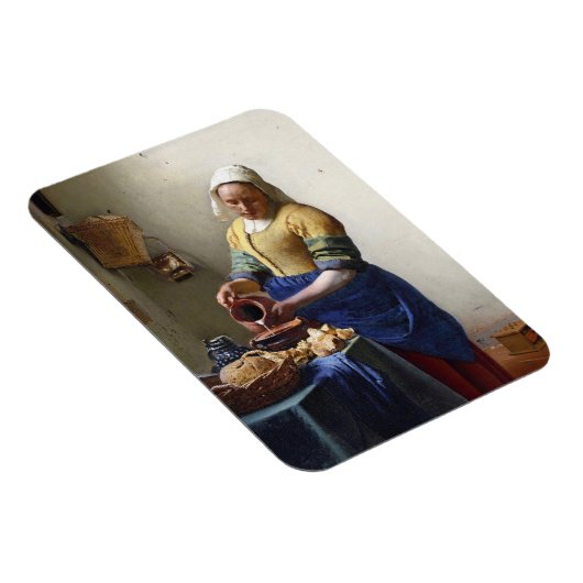 Milchmädchen, c.1658-60 (Öl auf Leinwand) Magnet (Rechte Seite)