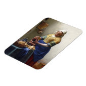 Milchmädchen, c.1658-60 (Öl auf Leinwand) Magnet (Linke Seite)