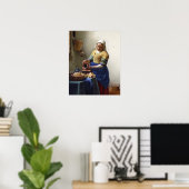 Milchmädchen, c.1658-60 (Öl auf Leinwand) Poster (Heimbüro)