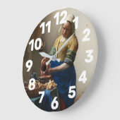 Milchmädchen Große Wanduhr (Winkel)
