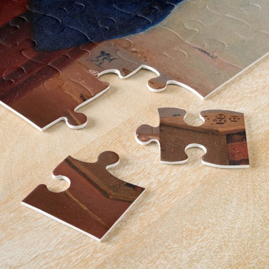 Milchmädchen / Küchenmädchen - Johannes Vermeer Puzzle (Seite)