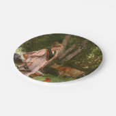 Milchmädchen (Landtiere) Pappteller (Schrägansicht)