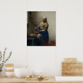 Milchmädchen — Vermeer (1658-59) Poster (Küche)
