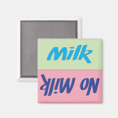 Milchmagnet der Erinnerung Magnet (Vorderseite/Rückseite)