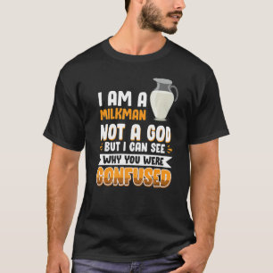 Milchmann-Kollege und Arbeitskollege Zwei T-Shirt