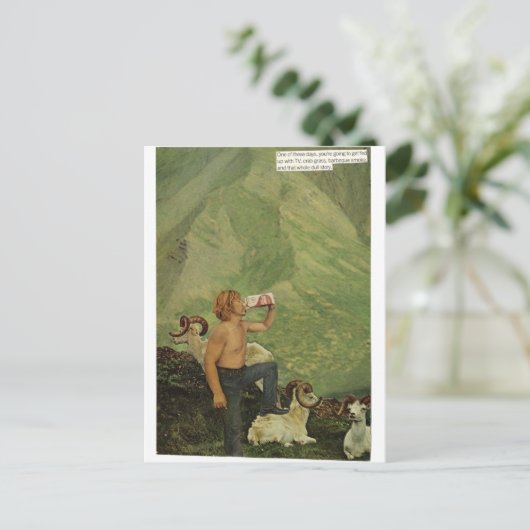 Milchmann - postkarte (Stehend Vorderseite)