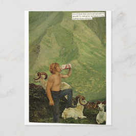 Milchmann - postkarte