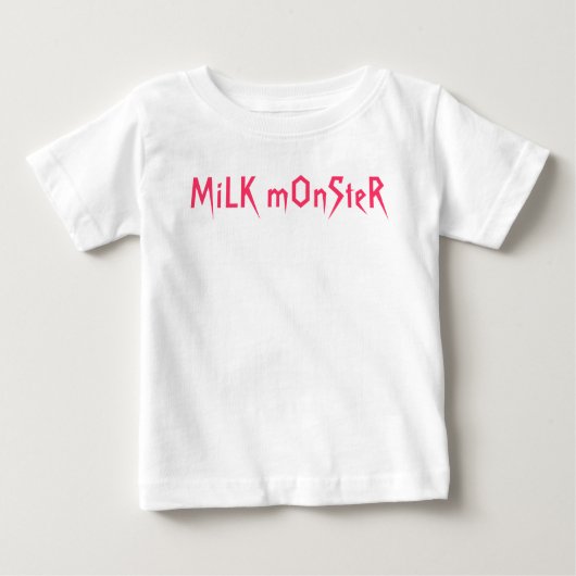 Milchmonster Baby T-shirt (Vorderseite)
