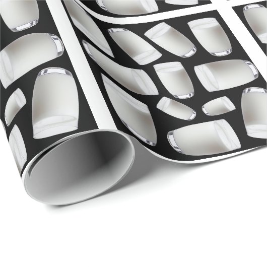 Milchmuster Geschenkpapier (Rolleneckpunkt)