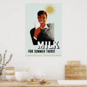 Milchposter Poster (Küche)