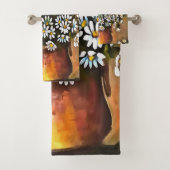 Milchprodukte in Kupferfarbstoff-Vase Badhandtuch Set (Insitu)