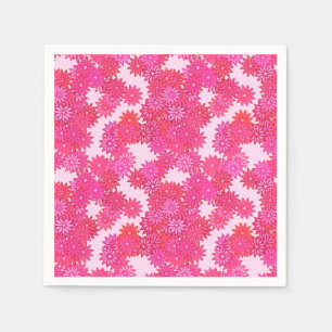 Milchprodukte in Rosa und Fuchsia-Tönen Serviette