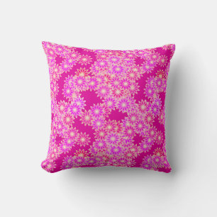 Milchprodukte in Rosa und Orchideen Kissen
