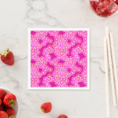 Milchprodukte in Rosa- und Pflaumentönen Serviette (Beispiel)