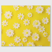 Milchprodukte mit gelbem Hintergrund Geschenkpapier (Flach)