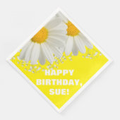 Milchprodukte und Gipskraut individuell einstellba Serviette (Ecke)