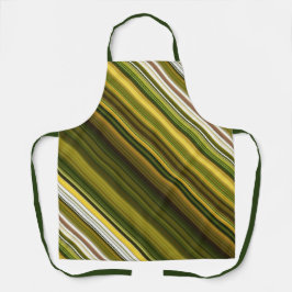 Milchprodukte und Goldenrod, grün und gelb Streife Schürze