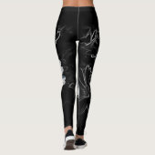 Milchprodukte und Grautöne Leggings (Rückseite)
